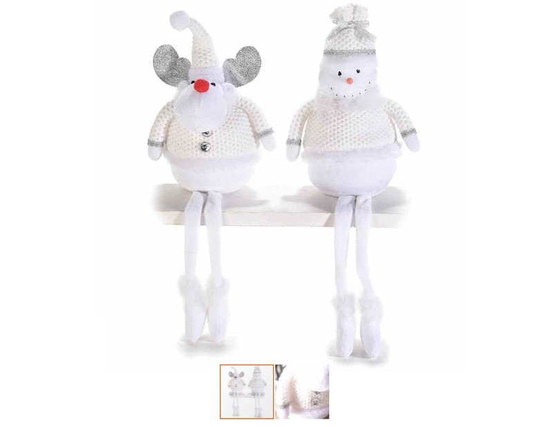 Decorațiune de Crăciun cu figurină om de zăpadă