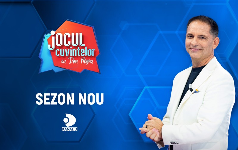 Când se difuzează la Kanal D „Jocul cuvintelor”, emisiunea prezentată de Dan Negru. Show-ul revine cu un nou sezon