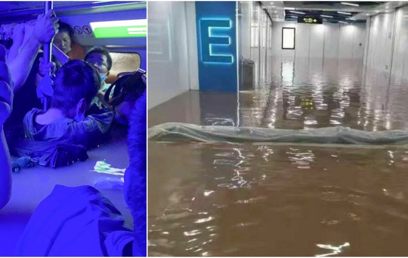 12 oameni au murit înecați într-un metrou inundat din China. Provincia Henan e sub apă, după 3 zile de ploi torențiale