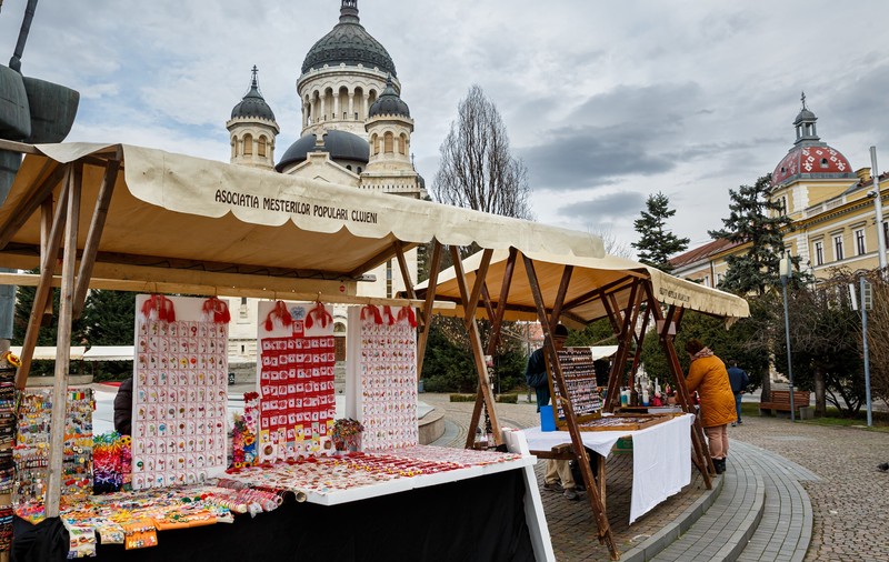 Târgurile de Mărțișor revin la Cluj-Napoca. Până când sunt deschise și ce evenimente vor avea loc