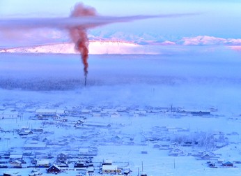 Tomtor village. Oymyakon.