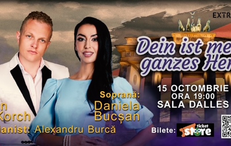 Tenorul ŞTEFAN von KORCH aduce VALSURI CELEBRE pe 15 octombrie la Sala Dalles în stagiunea Musical Extravaganza