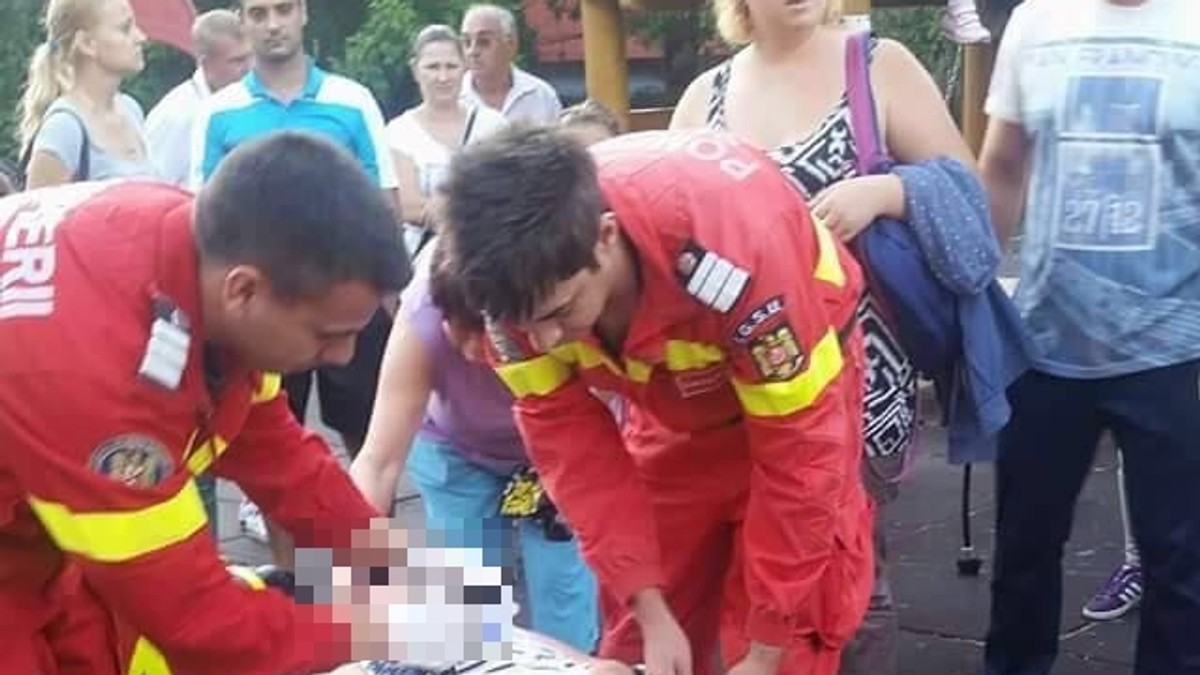 Copil rănit în Parcul Tei din București