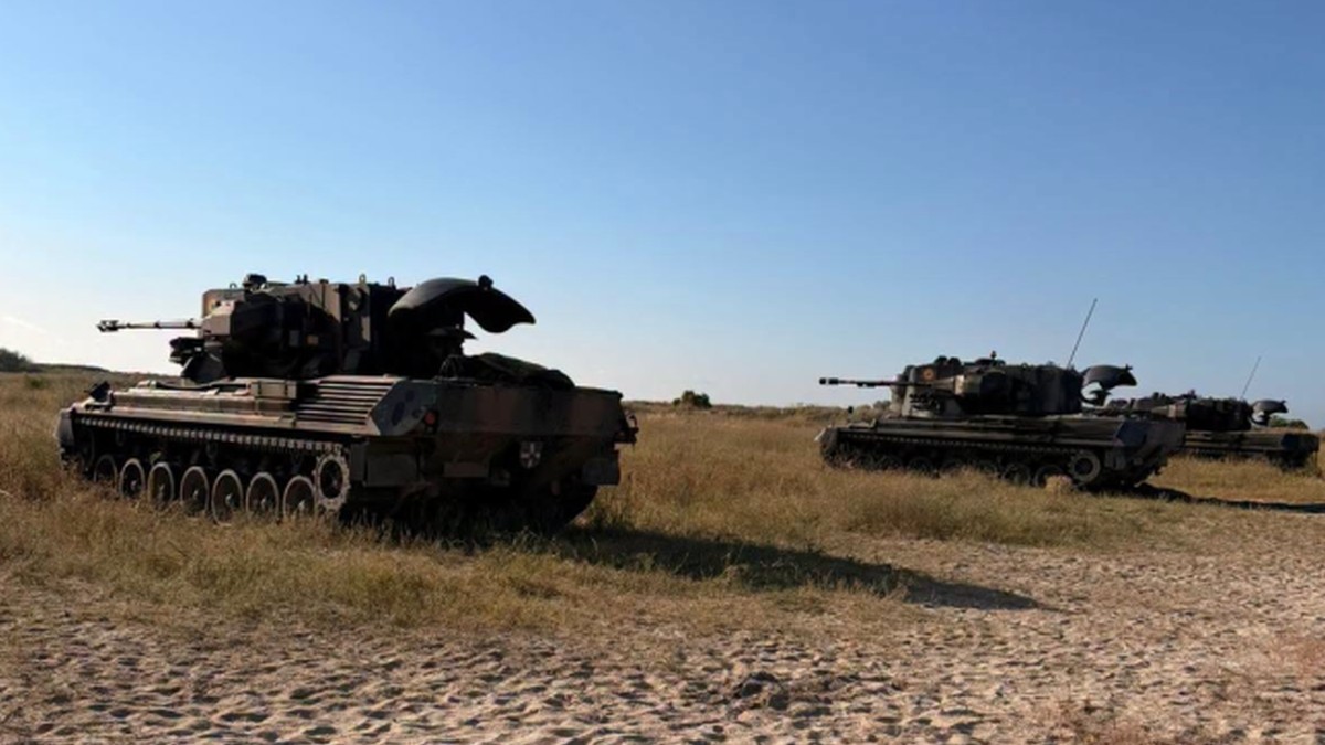 Compania germană Rheinmetall este penalizată de MApN cu zeci de mii de euro pe zi pentru întârzierea livrării sistemelor antiaeriene Oerlikon. Foto: Facebook / Forțele Terestre Române
