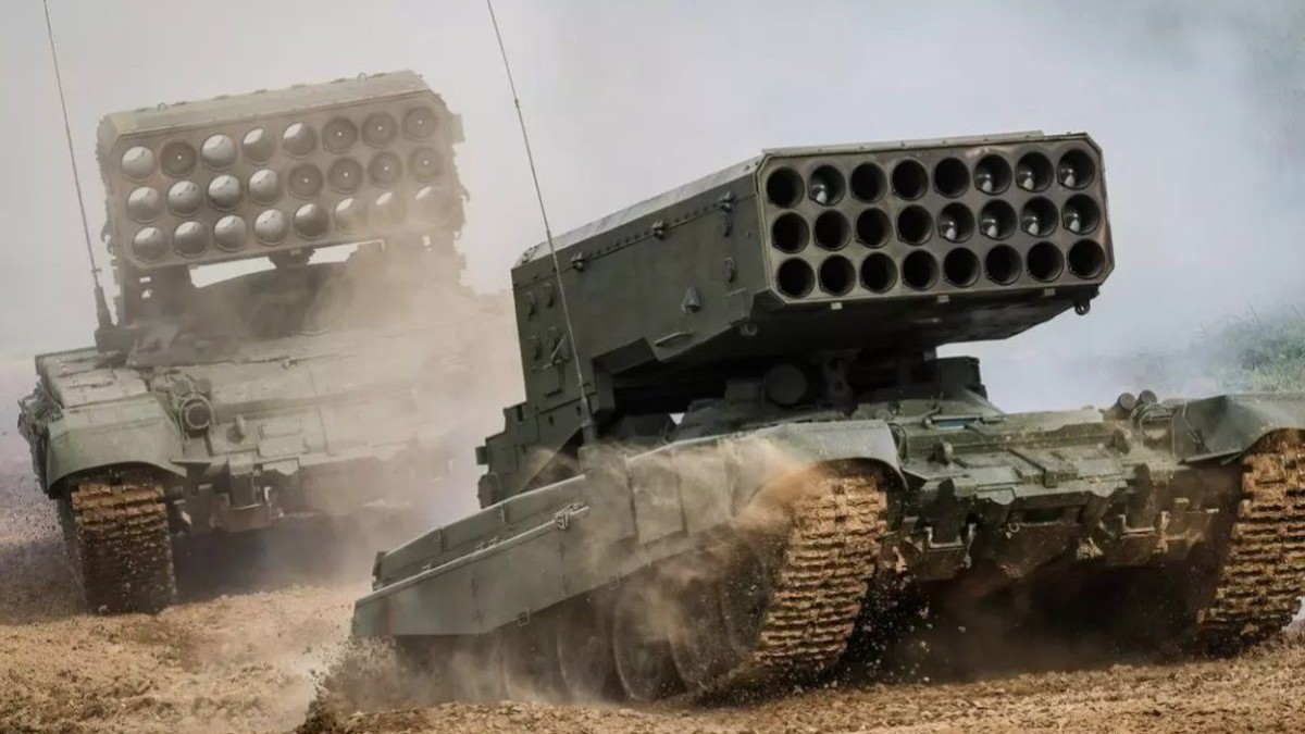 Sistem rusesc T05-1A cu arme termobarice pe câmpul de luptă