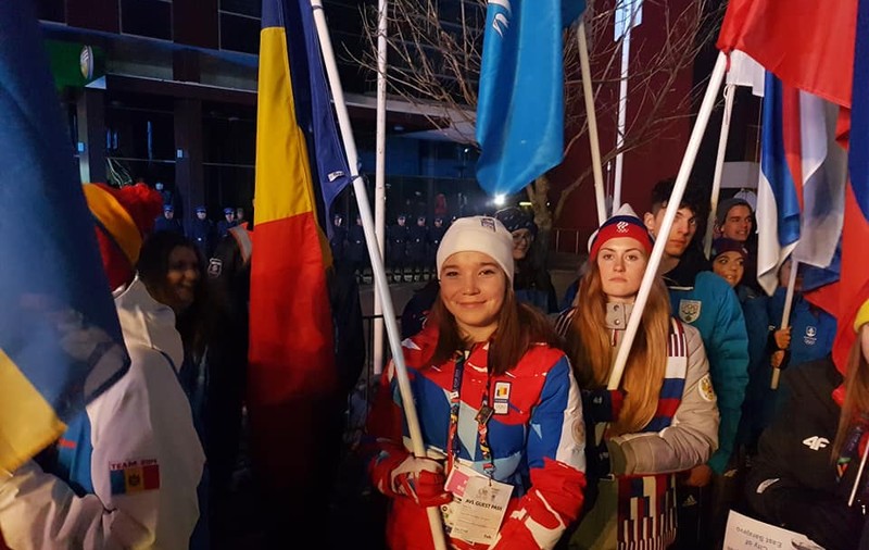 FOTO&VIDEO / FOTE 2019. Katalin Albert, cea mai bună clasare a României la Sarajevo: locul 11 la short-track 1.500 m. A purtat drapelul la festivitatea de închidere