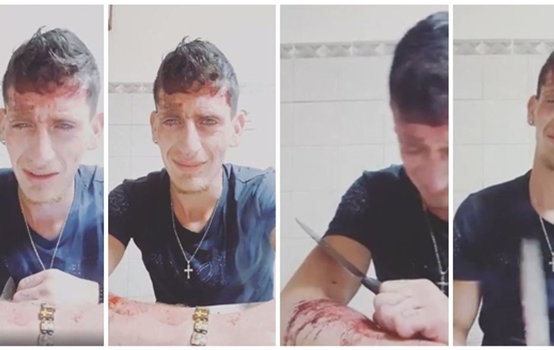 Un tânăr din Timișoara a făcut live pe Facebook și a scos un cuțit. Cine l-a urmărit, s-a îngrozit