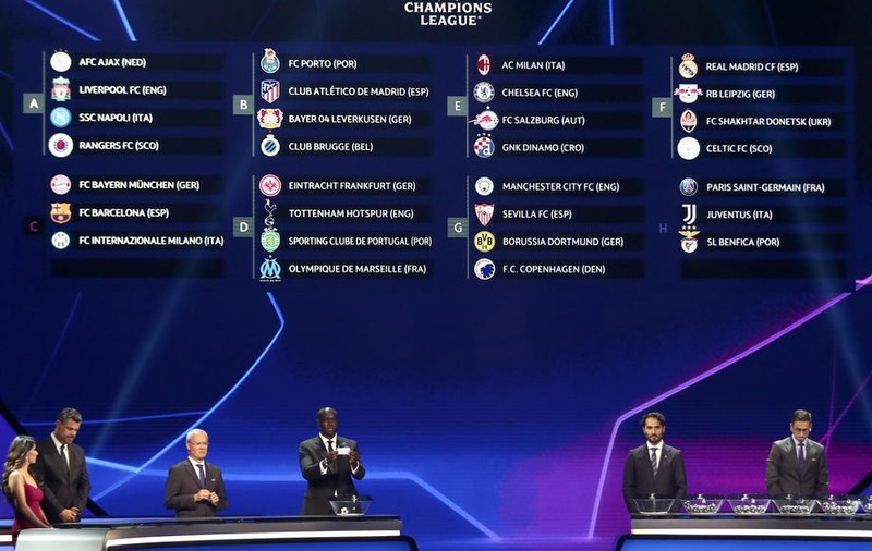 S-au tras la sorți grupele Ligii Campionilor 2022/2023. Care sunt cele mai tari dueluri
