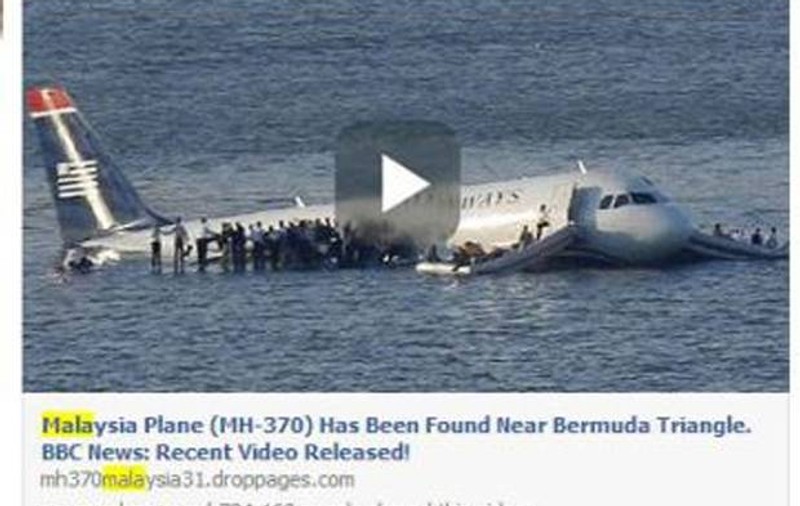 "AVIONUL DISPĂRUT a fost descoperit în TRIUNGHIUL BERMUDELOR". Mesajul şocant pe FACEBOOK care a păcălit milioane de oameni
