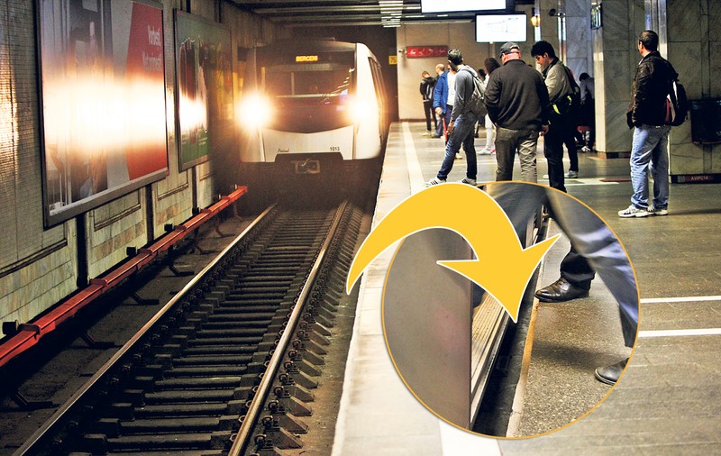 Celebrul Dorel, spaima şantierelor, s-a mutat la METROREX! Au tăiat peronu’ să-ncapă metrou’