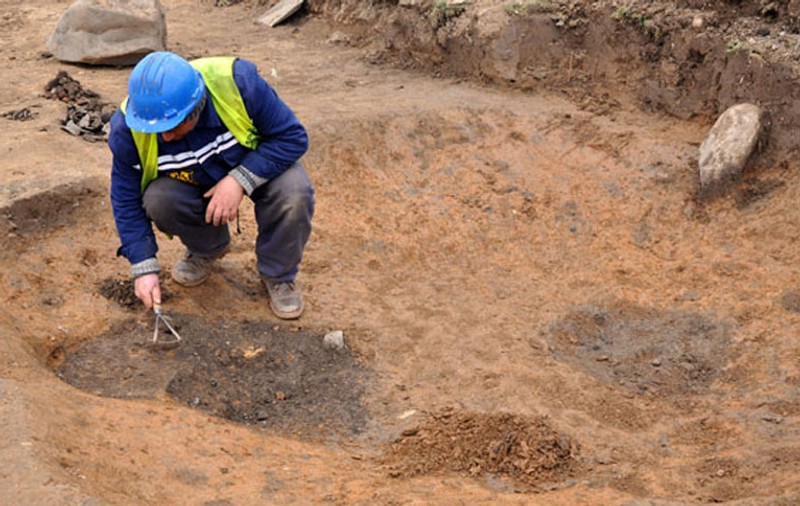 Vestigii dacice, distruse de constructorul drumului de centură al municipiului Târgu-Jiu