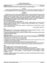Subiecte Bac 2018 Limba română - Profil Real