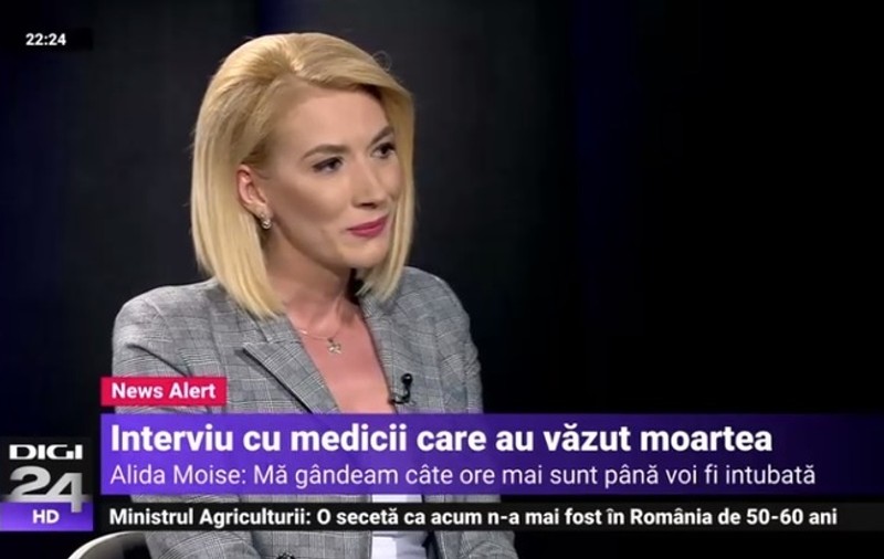 Jurnalista Carla Tănasie i-a cerut iertare medicului pe care l-a anunţat eronat mort de COVID în direct la TV. Reacţia Alidei Moise