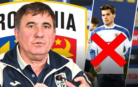 Gică Hagi, revoluţie în lotul României cu Bosnia: Ianis Hagi, Man, Drăguşin, Marin, Raţiu - OUT!
