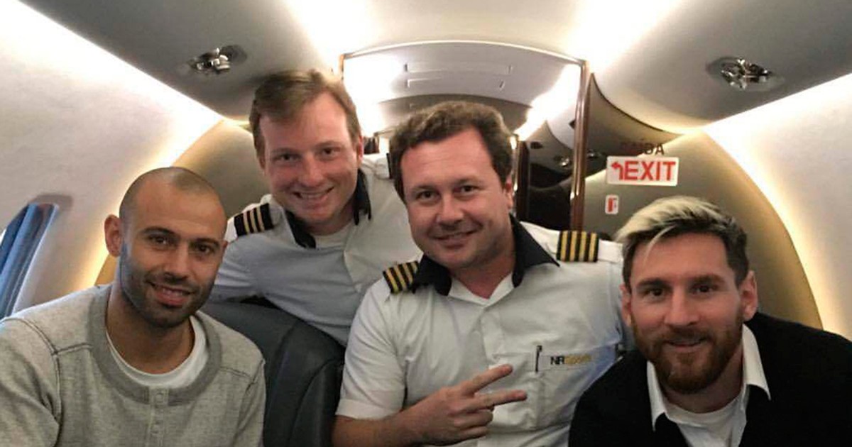 Lionel Messi a fost recent în avionul morții