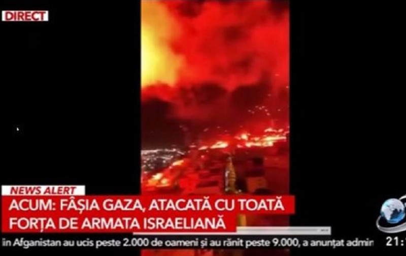 Antena 3 și România TV au difuzat focuri de artificii după un meci de fotbal și au spus că sunt bombardamente israeliene în Gaza. Decizia CNA
