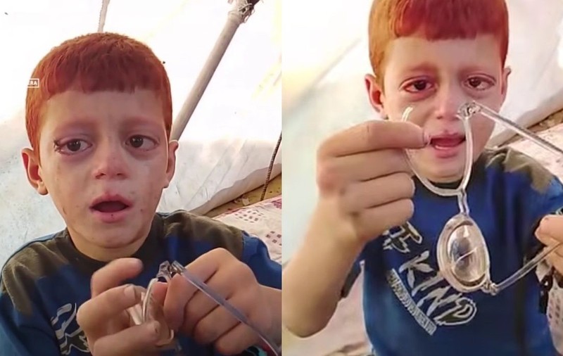 Ayoub, copilul din Gaza care plânge după ce și-a spart ochelarii, a emoționat o lume întreagă: „Suferă de miopie severă”