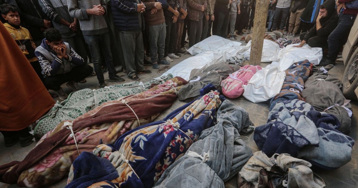 Cadavre în Fâșia Gaza în urma unui atac israelian