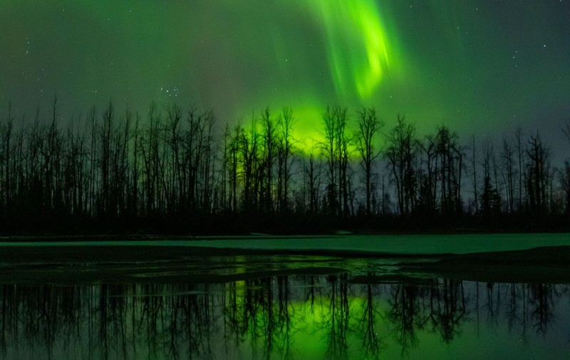 Aurora boreală a pictat cerul în verde: spectacolul de lumini, filmat de un astronaut al ISS | VIDEO