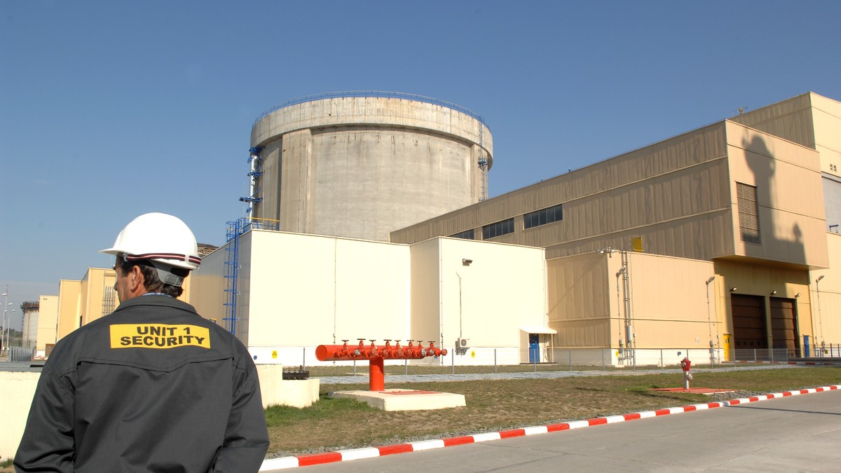 Reactorul 2 al Centralei Nuclearo-Electrice de la Cernavodă.