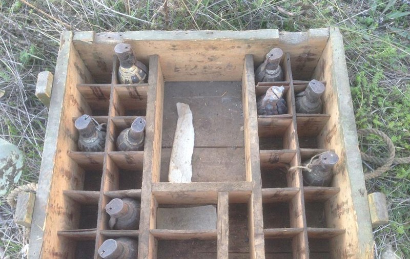 FOTO & VIDEO | Grenade furate din curtea unei fabrici din Medgidia. De unde proveneau și cum s-a terminat totul