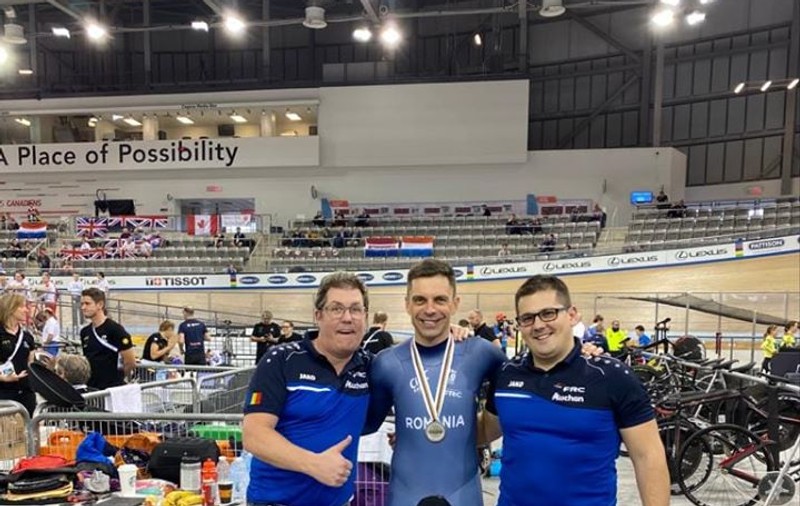 Eduard Novak este vicecampion mondial! Campionul paralimpic a cucerit argintul în proba de 4 km urmărire individuală
