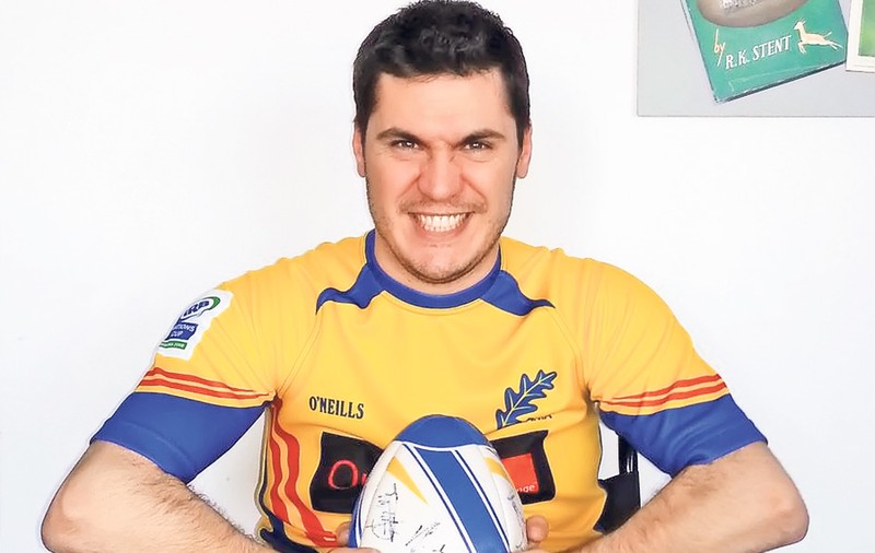 Fostul rugbist George Baltă, paralizat de 7 ani după ce şi-a rupt coloana pe terenul de joc: «Mi-a luat un an să învăţ să duc lingura la gură»