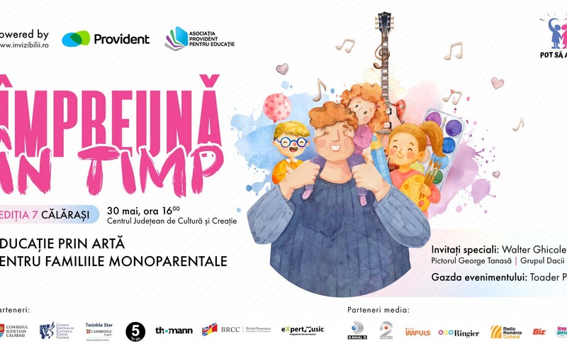 Familiile monoparentale, conectate prin artă în Călărași, în cadrul unui eveniment caritabil înainte de Ziua Internațională a Copilului