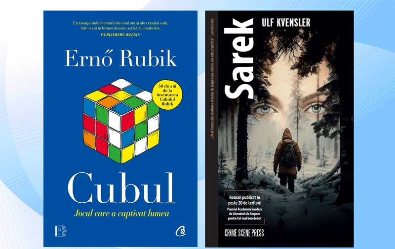 Porția de carte. La mulți ani, cub al lui Rubik! / Crimele din creierii munților
