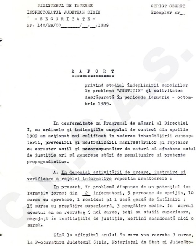 Corupția din justiția comunistă, în rapoartele Securității. Portretul judecătorului care „se pretează la orice”