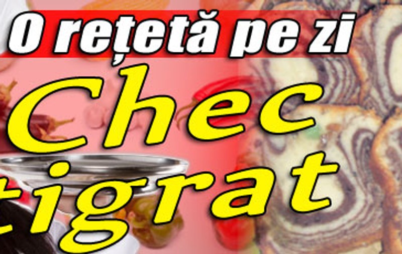 O reţetă pe zi / Chec tigrat