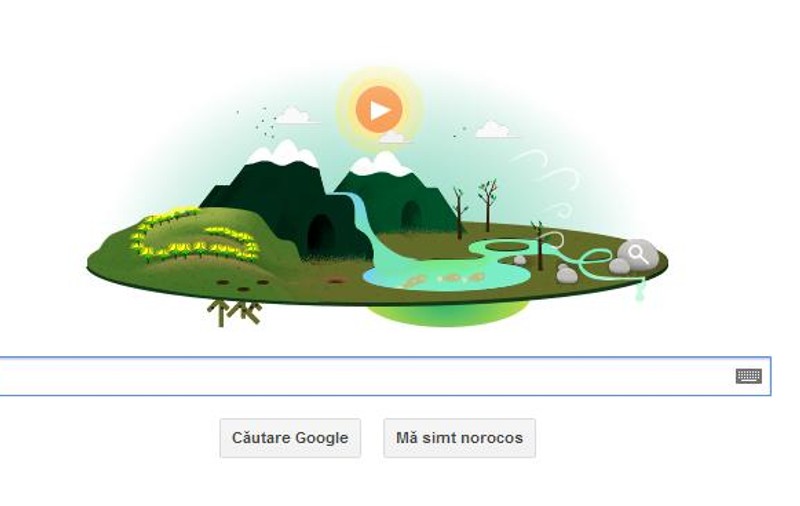 GOOGLE sărbătorește ZIUA PĂMÂNTULUI, printr-un DOODLE INTERACTIV și HAZLIU
