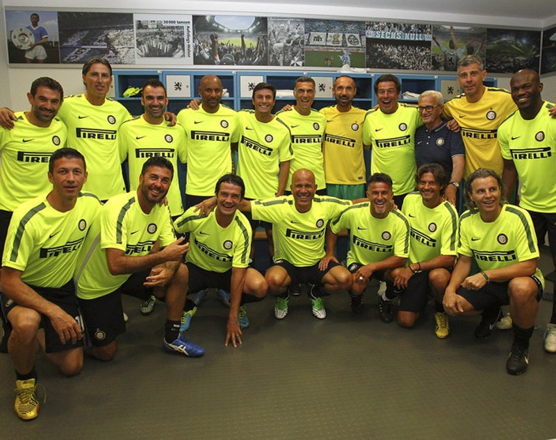 Cristi Chivu a revenit cu succes pe gazon, în demonstrativul Inter Forever - Bayern All Stars / GALERIE FOTO&VIDEO