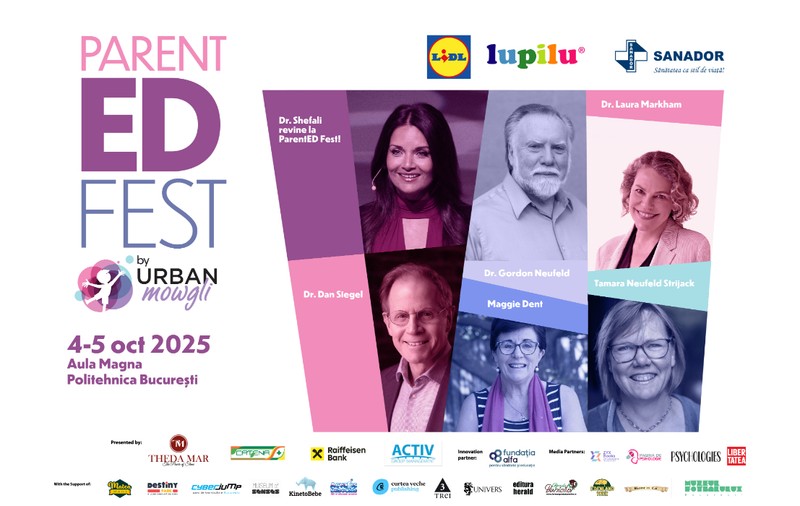 96% dintre copiii care au parte de empatie sunt mai perseverenți. Află mai multe la ParentED Fest!