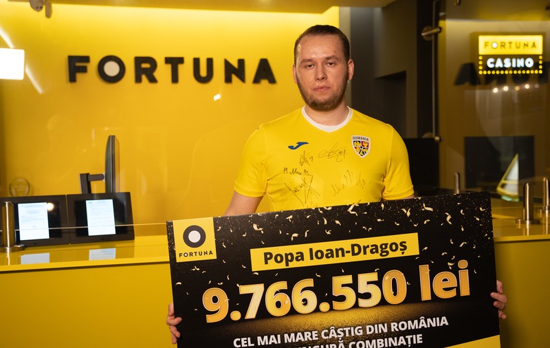 Fortuna a plătit cel mai mare câștig la pariuri din România