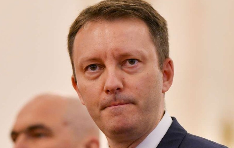 Premierul desemnat Siegfried Mureșan la o conferință de presă în Parlament. Foto: Hepta