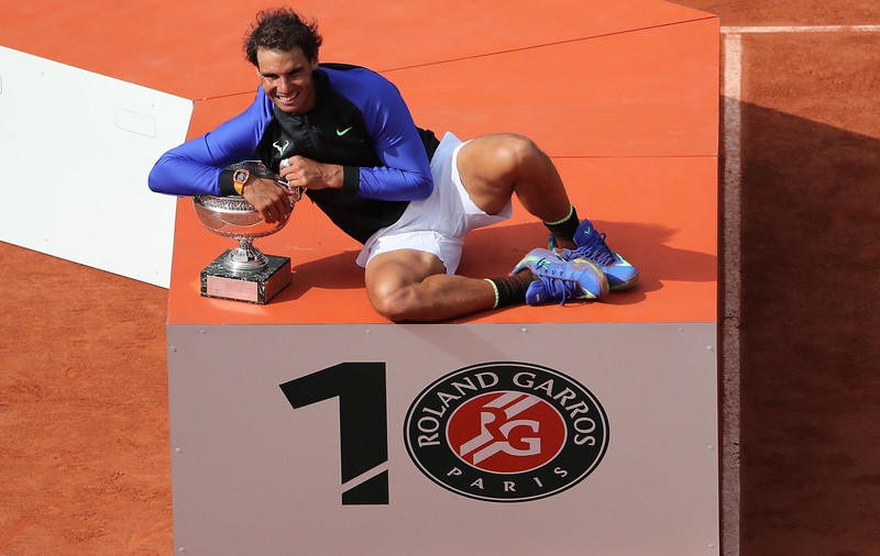 Finala masculină de la Roland Garros: Nadal - Wawrinka 6-2, 6-3, 6-1. Rafa n-a pierdut niciun set tot turneul! NaXal! Spaniolul, al 10-lea titlu la Paris! GALERIE FOTO