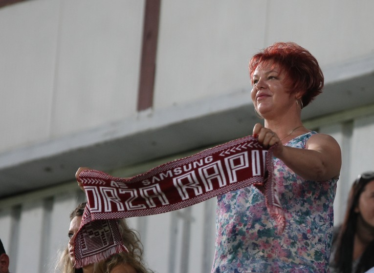 Pasiunea pentru Rapid nu are limite în Giuleşti FOTO: Alex Dobre (Libertatea)