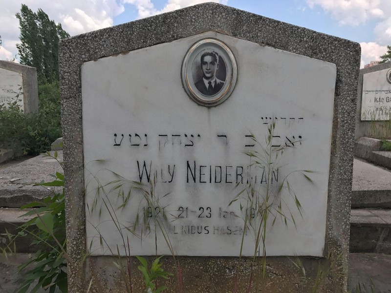 Mormântul lui Wily din Cimitirul Evreiesc Giurgiului