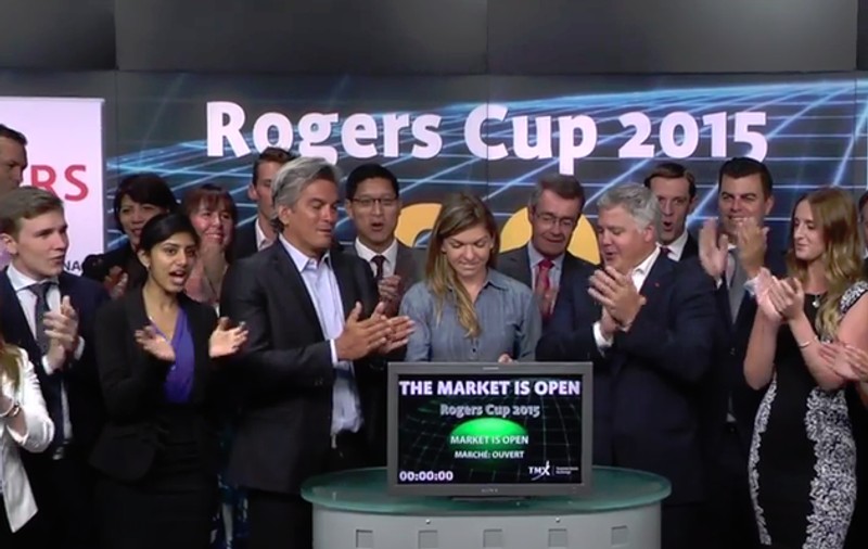 Hai să fie cu noroc! Simona Halep a deschis bursa de la Toronto