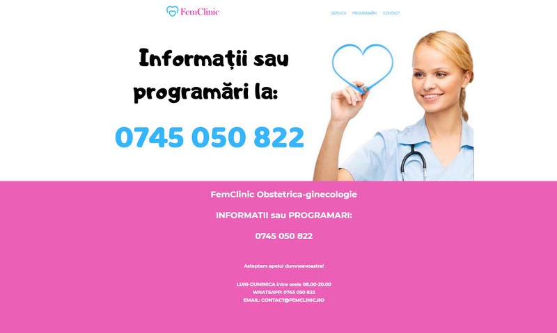 Site-ul femclinic.ro