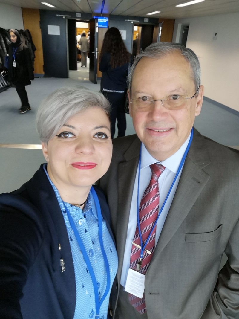 Silvia, alături de Dumitru Prunariu