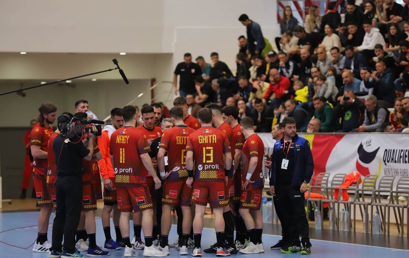 Naționala masculină de handbal a pierdut cu Ucraina, dar s-a calificat la Campionatul European după 28 de ani
