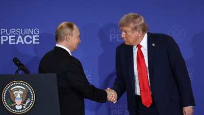 Vladimir Putin și Donald Trump în Alaska