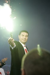 2007. Cristi Borcea sărbătorind titlul luat de Dinamo. Foto: Gazeta Sporturilor