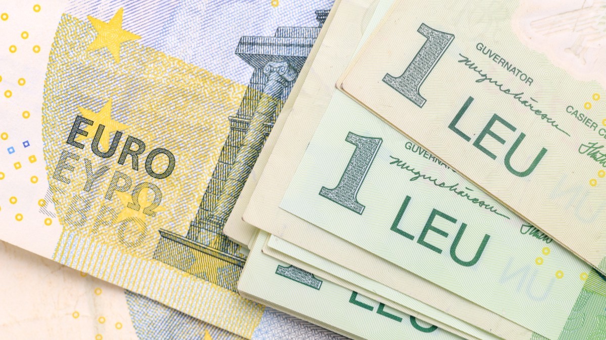 Bancnote de euro și lei