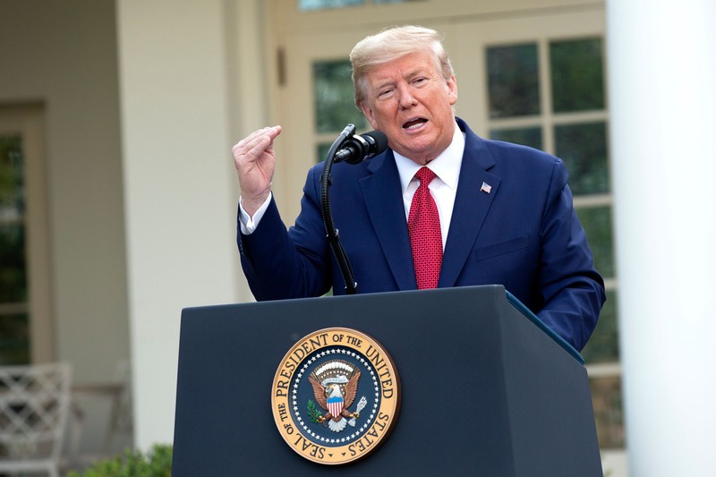 Președintele american Donald Trump