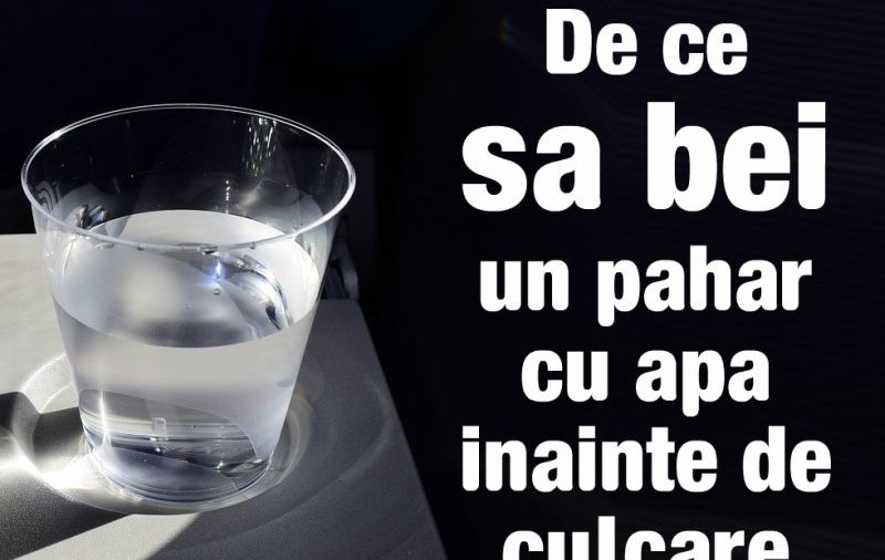 Ce se întâmplă dacă bei un pahar cu apă înainte de culcare