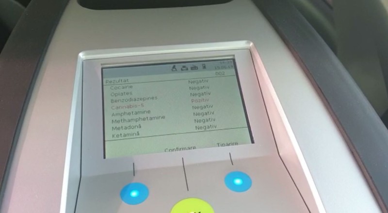 Aparatul a indicat pozitiv în cazul canabisului