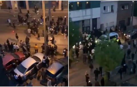 Sute de oameni au transmis în direct arestarea unui român de 25 de ani care a ucis un marocan, cu o seară înainte: „Îl recunoaștem și noi ca martir în ochii lui Allah”